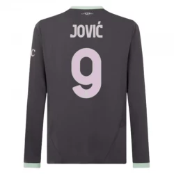 Fotbalové Dresy Jovic #9 AC Milan 2024-25 Alternativní Dres Mužské Dlouhý Rukáv