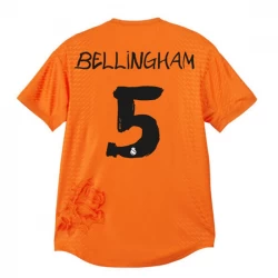 Fotbalové Dresy Jude Bellingham #5 Real Madrid 2023-24 x Y3 Orange Fourth Dres Mužské