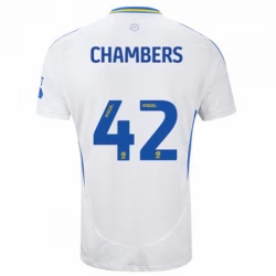 Fotbalové Dresy Leeds United Chambers #42 2024-25 Domácí Dres Mužské