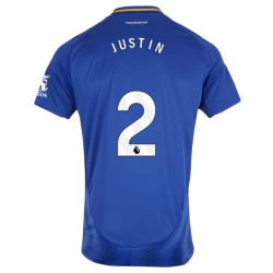 Fotbalové Dresy Leicester City Justin #2 2024-25 Domácí Dres Mužské