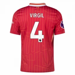Fotbalové Dresy Liverpool FC Virgil van Dijk #4 2024-25 Domácí Dres Mužské