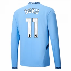 Fotbalové Dresy Manchester City Doku #11 2024-25 Domácí Dres Mužské Dlouhý Rukáv