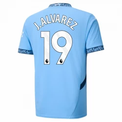 Fotbalové Dresy Manchester City J. Alvarez #19 2024-25 Domácí Dres Mužské