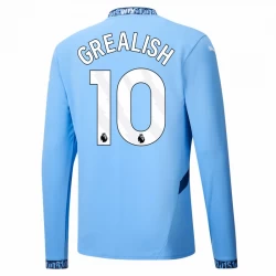 Fotbalové Dresy Manchester City Jack Grealish #10 2024-25 Domácí Dres Mužské Dlouhý Rukáv