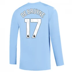 Fotbalové Dresy Manchester City Kevin De Bruyne #17 2023-24 Domácí Dres Mužské Dlouhý Rukáv