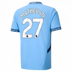 Fotbalové Dresy Manchester City Matheus N. #27 2024-25 Domácí Dres Mužské