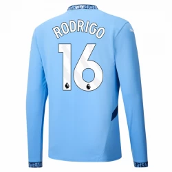 Fotbalové Dresy Manchester City Rodrigo #16 2024-25 Domácí Dres Mužské Dlouhý Rukáv