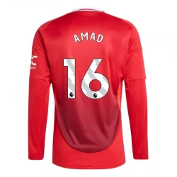 Fotbalové Dresy Manchester United Amad #16 2024-25 Domácí Dres Mužské Dlouhý Rukáv