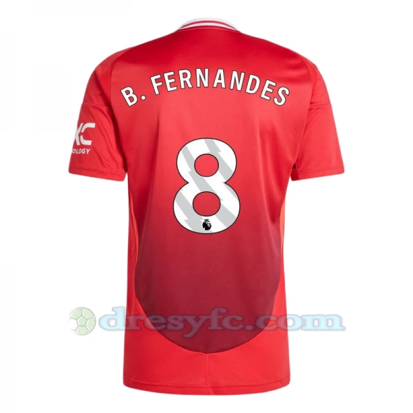 Fotbalové Dresy Manchester United Bruno Fernandes #8 2024-25 Domácí Dres Mužské