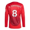 Fotbalové Dresy Manchester United Bruno Fernandes #8 2024-25 Domácí Dres Mužské Dlouhý Rukáv