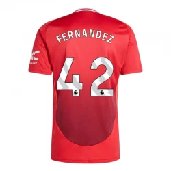 Fotbalové Dresy Manchester United Fernandez #42 2024-25 Domácí Dres Mužské