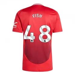 Fotbalové Dresy Manchester United Fish #48 2024-25 Domácí Dres Mužské