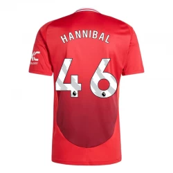 Fotbalové Dresy Manchester United Hannibal #46 2024-25 Domácí Dres Mužské