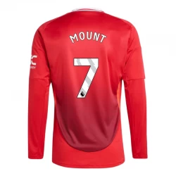 Fotbalové Dresy Manchester United Mason Mount #7 2024-25 Domácí Dres Mužské Dlouhý Rukáv