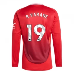 Fotbalové Dresy Manchester United R. Varane #19 2024-25 Domácí Dres Mužské Dlouhý Rukáv