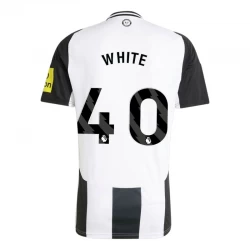 Fotbalové Dresy Newcastle United White #40 2024-25 Domácí Dres Mužské