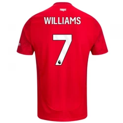 Fotbalové Dresy Nottingham Forest FC Williams #7 2024-25 Domácí Dres Mužské