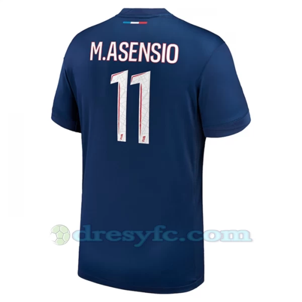 Fotbalové Dresy Paris Saint-Germain PSG M.Asensio #11 2024-25 Domácí Dres Mužské