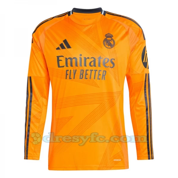 Fotbalové Dresy Real Madrid 2024-25 HP Venkovní Dres Mužské Dlouhý Rukáv