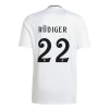 Fotbalové Dresy Real Madrid Antonio Rudiger #22 2024-25 Domácí Dres Mužské