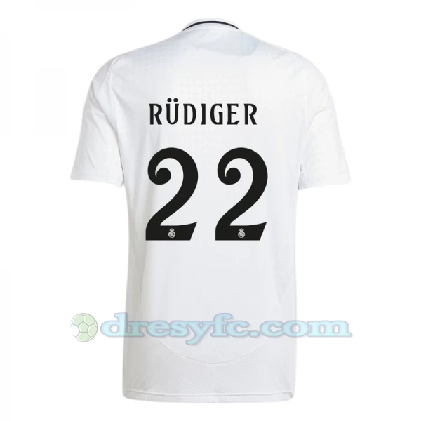 Fotbalové Dresy Real Madrid Antonio Rudiger #22 2024-25 Domácí Dres Mužské