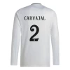 Fotbalové Dresy Real Madrid Carvajal #2 2024-25 Domácí Dres Mužské Dlouhý Rukáv