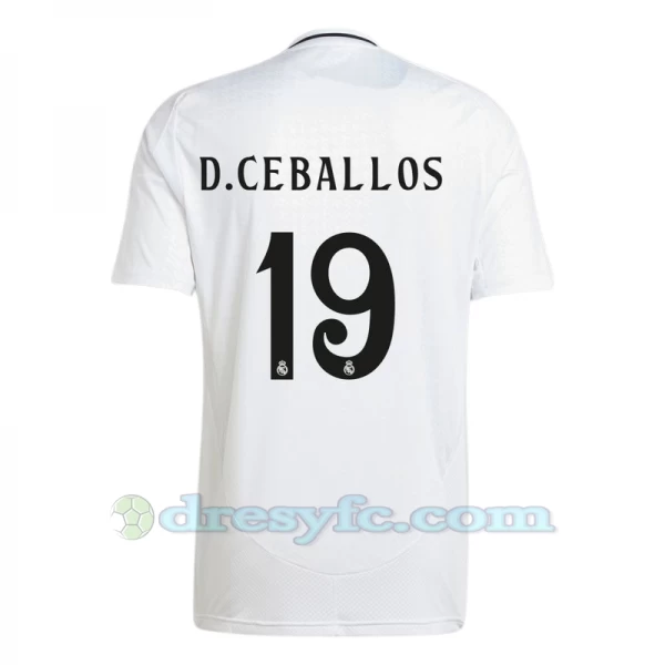 Fotbalové Dresy Real Madrid D. Ceballos #19 2024-25 Domácí Dres Mužské