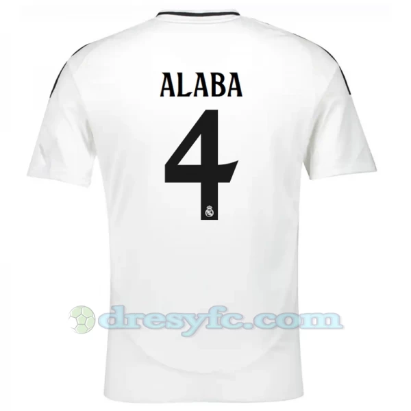 Fotbalové Dresy Real Madrid David Alaba #4 2024-25 Domácí Dres Mužské