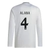 Fotbalové Dresy Real Madrid David Alaba #4 2024-25 Domácí Dres Mužské Dlouhý Rukáv