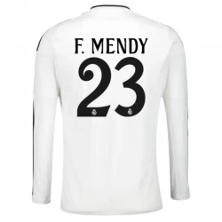 Fotbalové Dresy Real Madrid F. Mendy #23 2024-25 Domácí Dres Mužské Dlouhý Rukáv