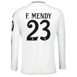 Fotbalové Dresy Real Madrid F.Mendy #23 2024-25 HP Domácí Dres Mužské Dlouhý Rukáv