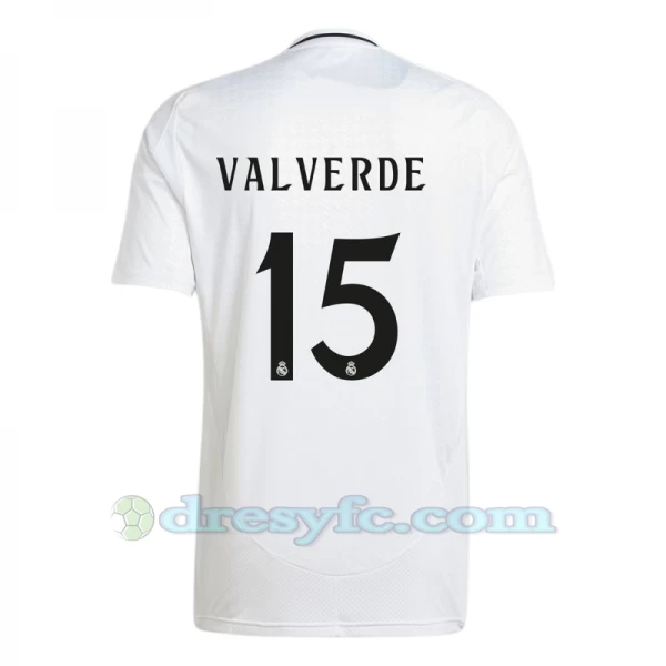 Fotbalové Dresy Real Madrid Federico Valverde #15 2024-25 Domácí Dres Mužské