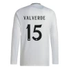 Fotbalové Dresy Real Madrid Federico Valverde #15 2024-25 Domácí Dres Mužské Dlouhý Rukáv