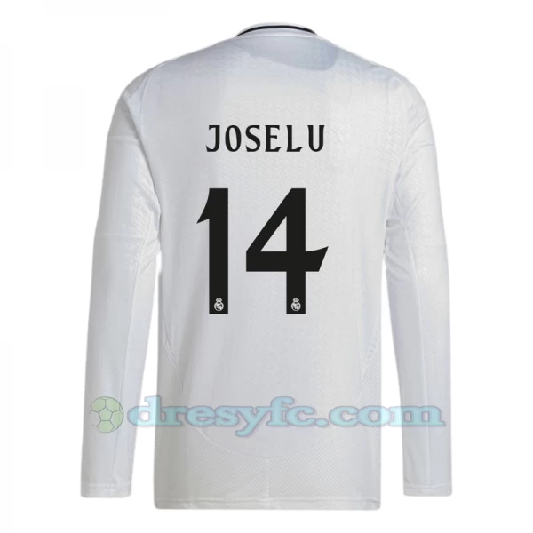 Fotbalové Dresy Real Madrid Joselu #14 2024-25 Domácí Dres Mužské Dlouhý Rukáv