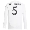 Fotbalové Dresy Real Madrid Jude Bellingham #5 2024-25 Domácí Dres Mužské Dlouhý Rukáv