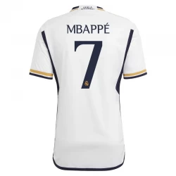 Fotbalové Dresy Real Madrid Kylian Mbappé #7 2023-24 Domácí Dres Mužské