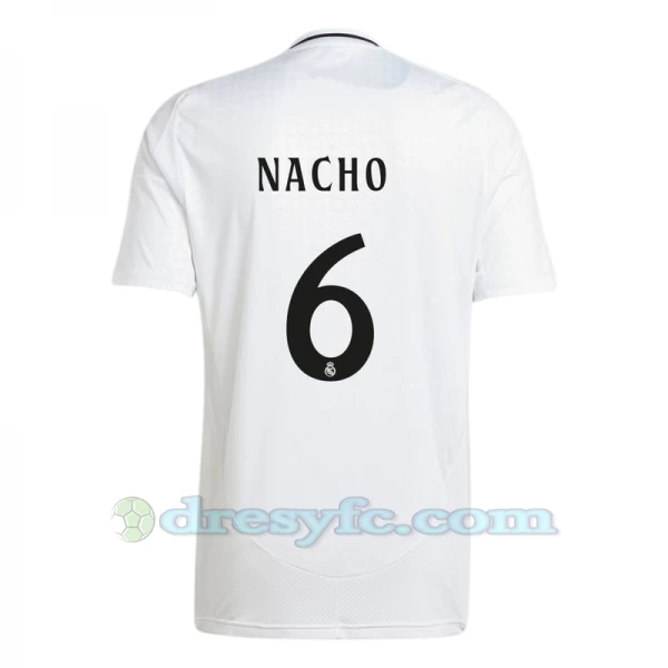 Fotbalové Dresy Real Madrid Nacho #6 2024-25 Domácí Dres Mužské