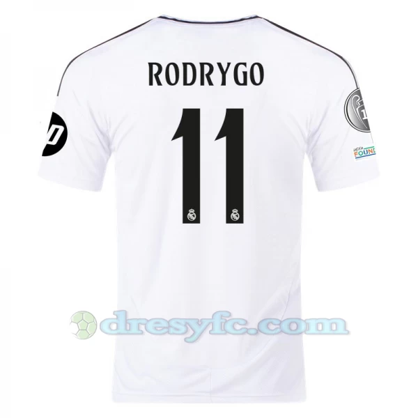 Fotbalové Dresy Real Madrid Rodrygo #11 2024-25 HP Domácí Dres Mužské