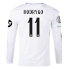 Fotbalové Dresy Real Madrid Rodrygo #11 2024-25 HP Domácí Dres Mužské Dlouhý Rukáv