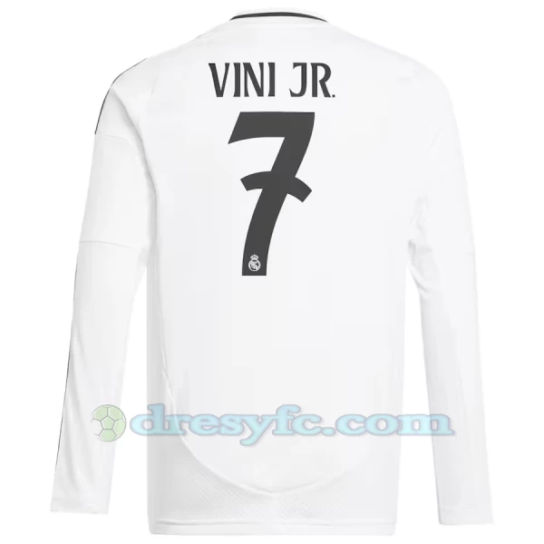 Fotbalové Dresy Real Madrid Vinicius Junior #7 2024-25 Domácí Dres Mužské Dlouhý Rukáv