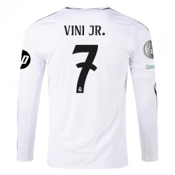 Fotbalové Dresy Real Madrid Vinicius Junior #7 2024-25 HP Domácí Dres Mužské Dlouhý Rukáv