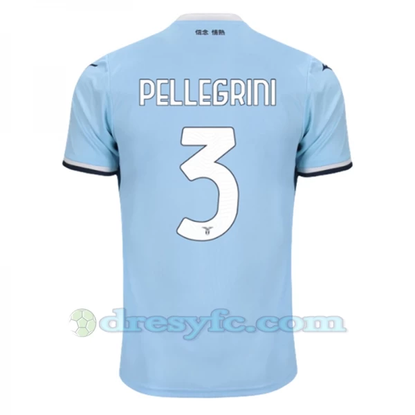 Fotbalové Dresy SS Lazio Pellegrini #3 2024-25 Domácí Dres Mužské