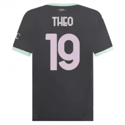 Fotbalové Dresy Theo Hernández #19 AC Milan 2024-25 Alternativní Dres Mužské