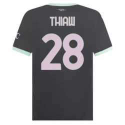 Fotbalové Dresy Thiaw #28 AC Milan 2024-25 Alternativní Dres Mužské