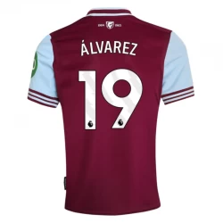 Fotbalové Dresy West Ham United Alvarez #19 2024-25 Domácí Dres Mužské