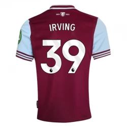 Fotbalové Dresy West Ham United Irving #39 2024-25 Domácí Dres Mužské