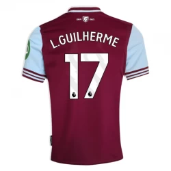 Fotbalové Dresy West Ham United L. Guilherme #17 2024-25 Domácí Dres Mužské