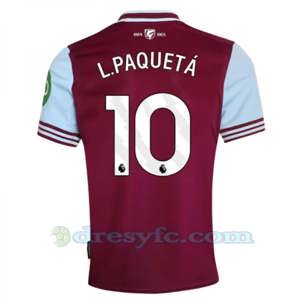 Fotbalové Dresy West Ham United L.Paqueta #10 2024-25 Domácí Dres Mužské