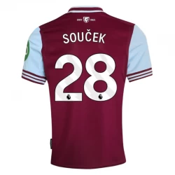 Fotbalové Dresy West Ham United Soucek #28 2024-25 Domácí Dres Mužské