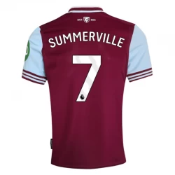 Fotbalové Dresy West Ham United Summerville #7 2024-25 Domácí Dres Mužské